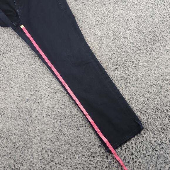 NYDJ Jeans Women 10 Blue Stretch Normcore High Rise Straight Shape Fit Denim - Picture 8 of 10